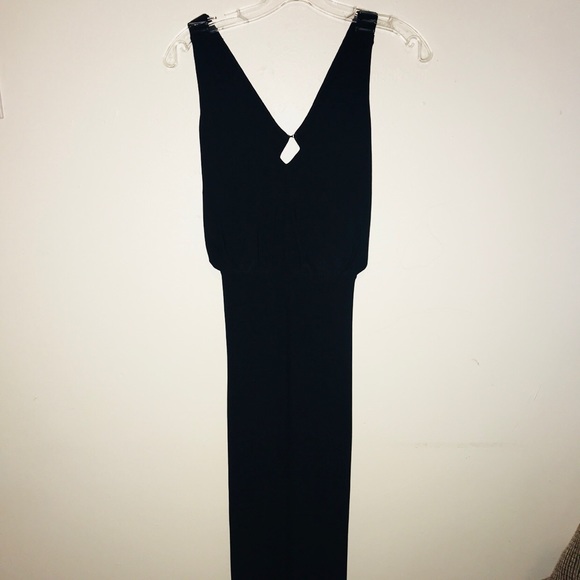Sold- Windsor Black Enbellished Strap Dress - Picture 2 of 6